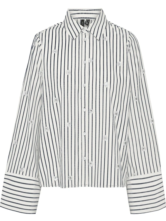 Vero moda VMLEILA LS LOOSE SHORT SHIRT WVN 10321872