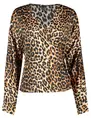 Vero moda VMLEORA L/S WRAP TOP SB2 GA 10267020