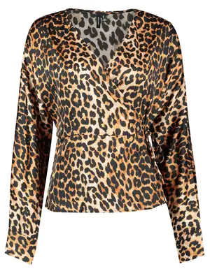 Vero moda VMLEORA L/S WRAP TOP SB2 GA 10267020