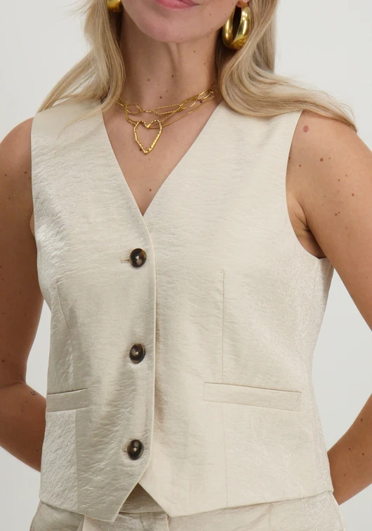 Vero moda VMLIANA SL SHINY WAISTCOAT 10328657