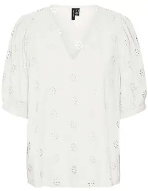 Vero moda VMRANI 2/4 SHIRT WVN LCS zwart kopen bij The Stone