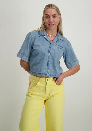 Vero moda VMMARY 2/4 V-NECK DNM SHIRT SI313 10328478