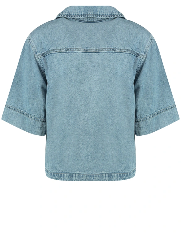 Vero moda VMMARY 2/4 V-NECK DNM SHIRT SI313 10328478