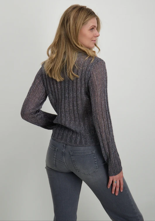 Vero moda VMMILES LS POLONECK SHORT CARDIGAN 10319097