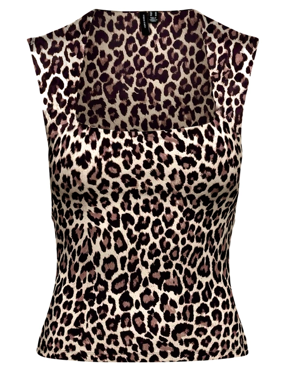 Vero moda VMMILLION SL SQUARE LEO TOP EXP 10336169