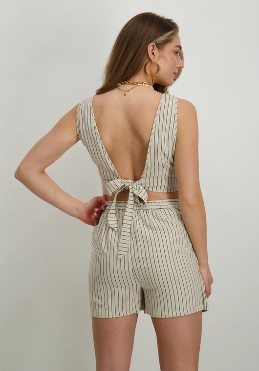 Vero moda VMMYMILO S/L CROP TOP WVN GA 10321619