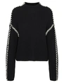 Vero moda VMNEWCREAM LS FUNNELNECK PULLOVER B 10313514