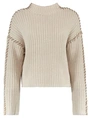 Vero moda VMNEWCREAM LS FUNNELNECK PULLOVER B 10313514