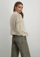 Vero moda VMNEWCREAM LS FUNNELNECK PULLOVER B 10313514