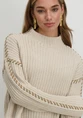 Vero moda VMNEWCREAM LS FUNNELNECK PULLOVER B 10313514