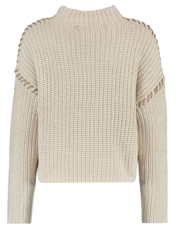 Vero moda VMNEWCREAM LS FUNNELNECK PULLOVER B 10313514