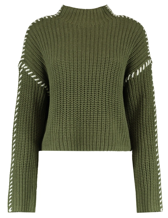 Vero moda VMNEWCREAM LS FUNNELNECK PULLOVER B 10313514