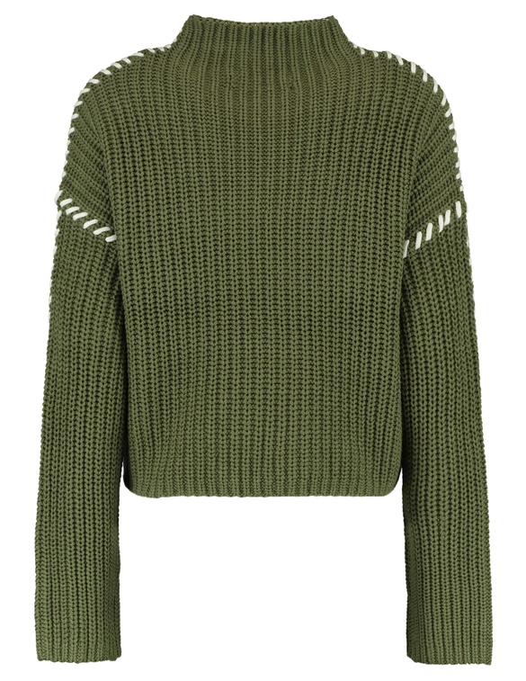 Vero moda VMNEWCREAM LS FUNNELNECK PULLOVER B 10313514