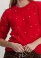 Vero moda VMNOVA SS PEARL PUFF PULLOVER VIP 10327155