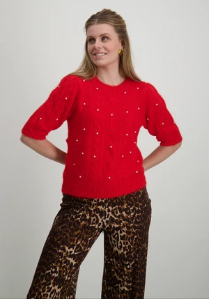 Vero moda VMNOVA SS PEARL PUFF PULLOVER VIP 10327155