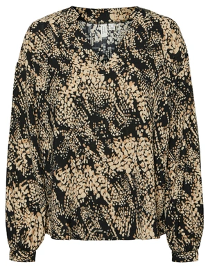 Vero moda VMOFREYA L/S V-NECK TOP WVN BTQ GA 10316566