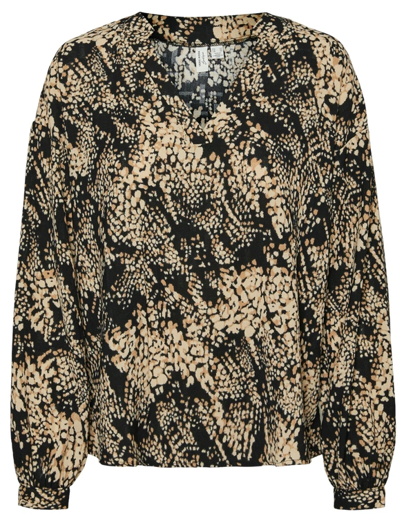 Vero moda VMOFREYA L/S V-NECK TOP WVN BTQ GA 10316566