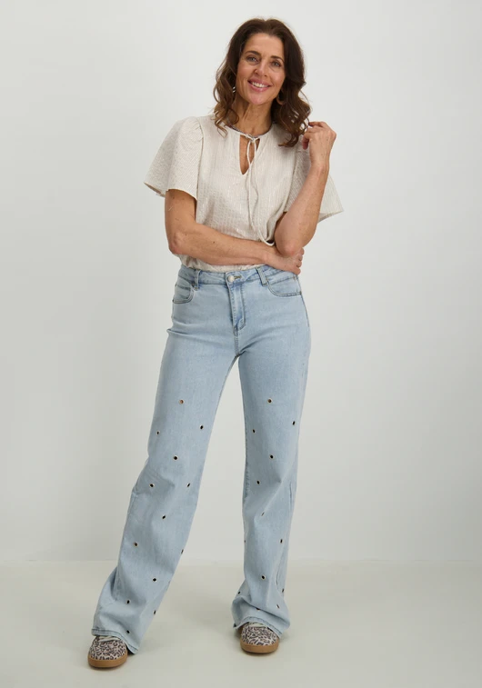 Vero moda VMPAULINE SS TOP WVN GA LCS 10330408