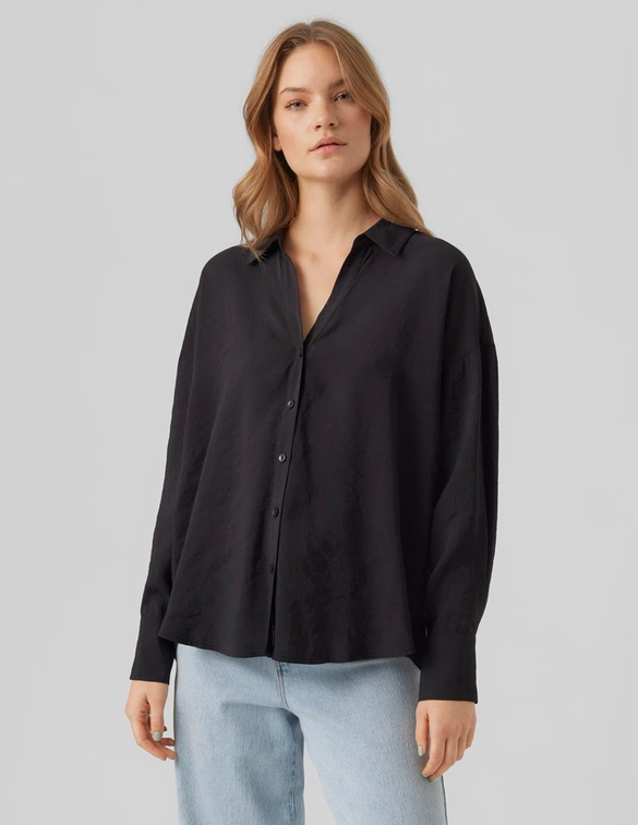 Vero moda VMQUEENY LS OVERSIZE SHIRT WVN GA N 10289349