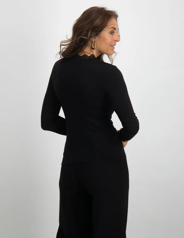 Vero moda VMROSA LS HIGHNECK TOP JRS NOOS 10295141