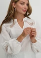 Vero moda VMTEA INSERT LS TOP WVN 10311123