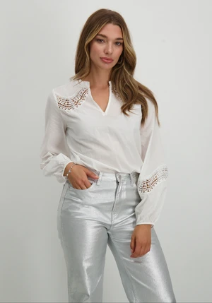 Vero moda VMTEA INSERT LS TOP WVN 10311123