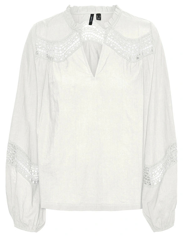 Vero moda VMTEA INSERT LS TOP WVN 10311123