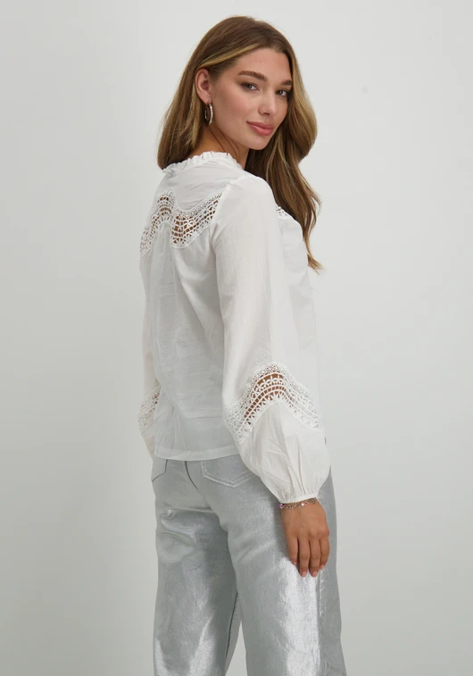 Vero moda VMTEA INSERT LS TOP WVN 10311123