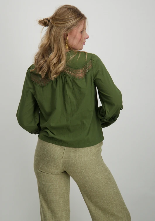 Vero moda VMTEA INSERT LS TOP WVN 10311123