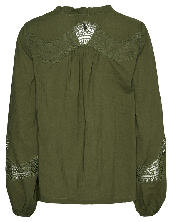 Vero moda VMTEA INSERT LS TOP WVN 10311123
