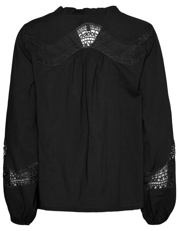 Vero moda VMTEA INSERT LS TOP WVN 10311123