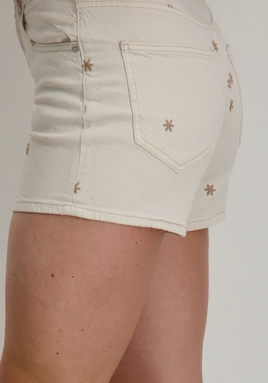 Vero moda VMTESS MR ECRU FLOWER SHORTS 10332323