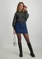 Vero moda VMTESSA HR SHORT DNM SKIRT RHINES M 10313988
