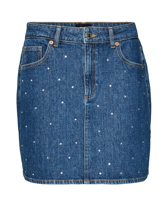 Vero moda VMTESSA HR SHORT DNM SKIRT RHINES M 10313988