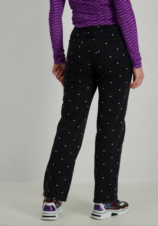 Vero moda VMTESSA HR WIDE EMB DOT JEANS RA132 10330639