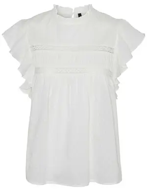 Vero moda VMTRINE SL LACE TOP WVN NOOS 10301205