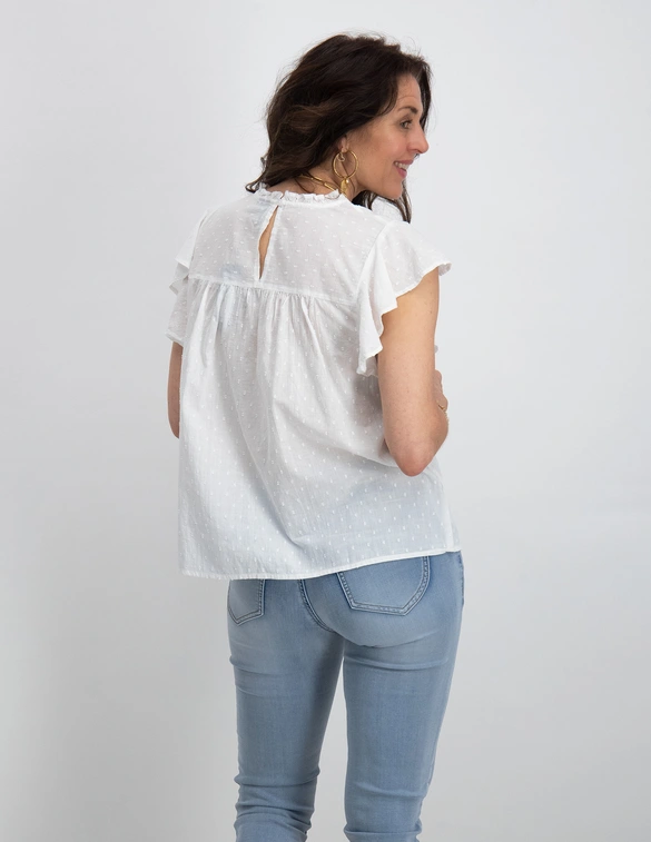 Vero moda VMTRINE SL LACE TOP WVN NOOS 10301205