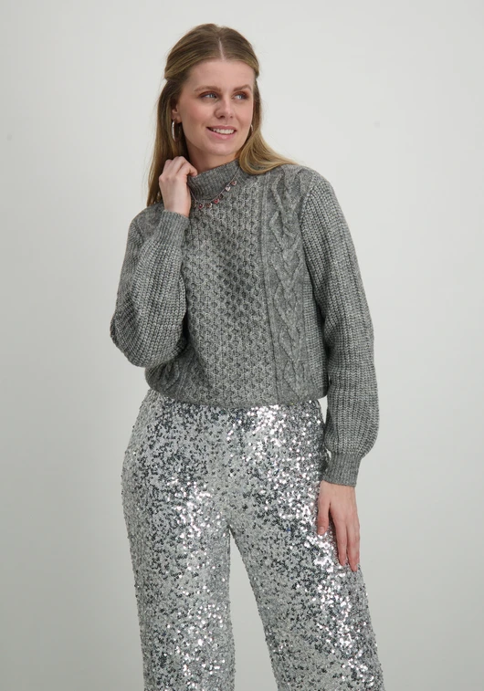 Vero moda VMUNIVERSE LS HIGHNECK PULLOVER GA 10314054