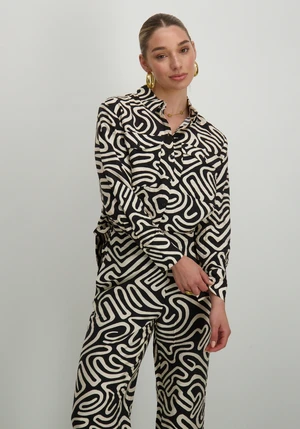 Vero moda VMVIGDIS L/S SHIRT WVN BTQ GA 10323265