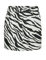 Vero moda VMZELLA HR SHORT ZEBRA SKIRT BLACK- 10328818