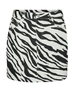 Vero moda VMZELLA HR SHORT ZEBRA SKIRT BLACK- 10328818