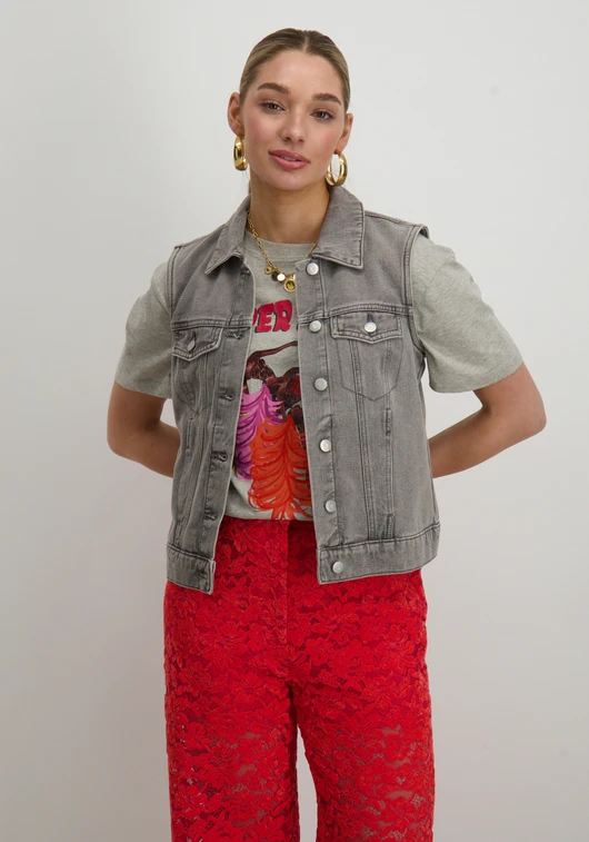Vero moda VMZORICA DENIM WAISTCOAT MIX 10322177