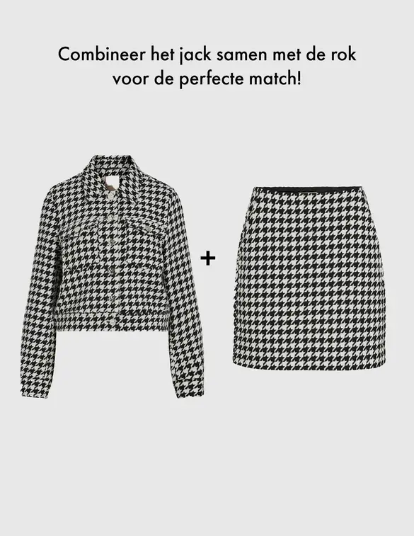 Vila Rouge VIBROOK HW SHORT SKIRT/ROU 14098611