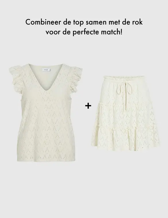 Vila VIAMALINA HW SHORT SKIRT/PB 14104112