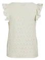 Vila VIAMALINA V-NECK C/S TOP/PB 14104110