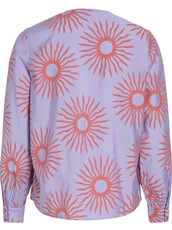 Vila VIBOA V-NECK L/S TOP/LC 14108638