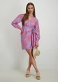 Vila VIBOA V-NECK L/S WRAP DRESS/LC 14108637
