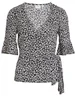 Vila VICAIA S/S WRAP TOP 14084929