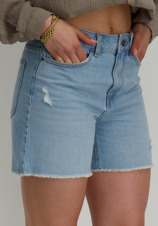 Vila VICAM HW CUT HEM SHORTS LBD/R 14095338