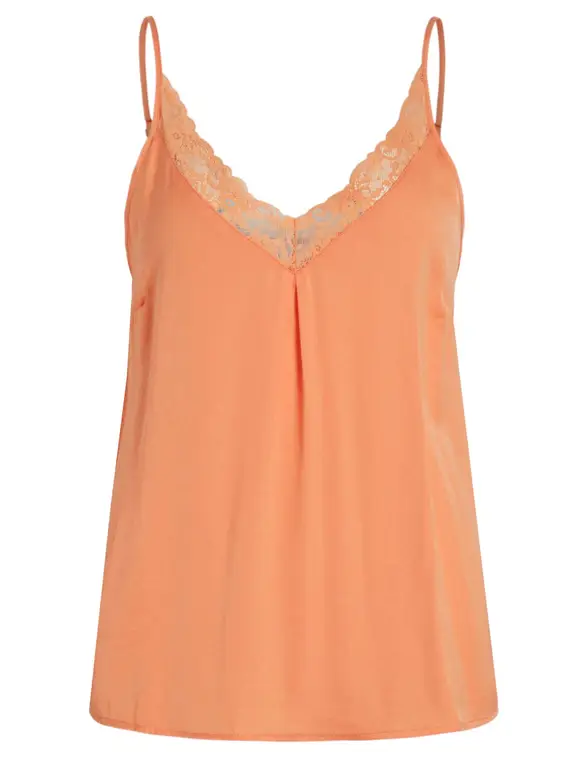 Vila VICAVA V-NECK LACE SINGLET- NOOS 14084535